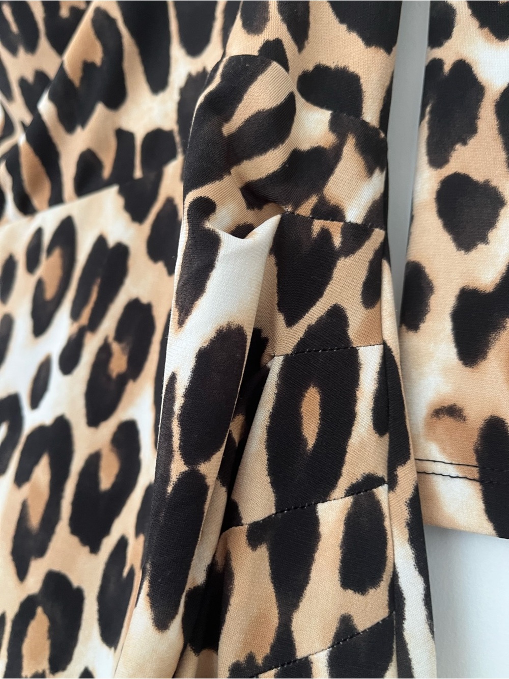 The Limited Animal Print Leopard Mini Dress Size Petite Large - Picture 9 of 16